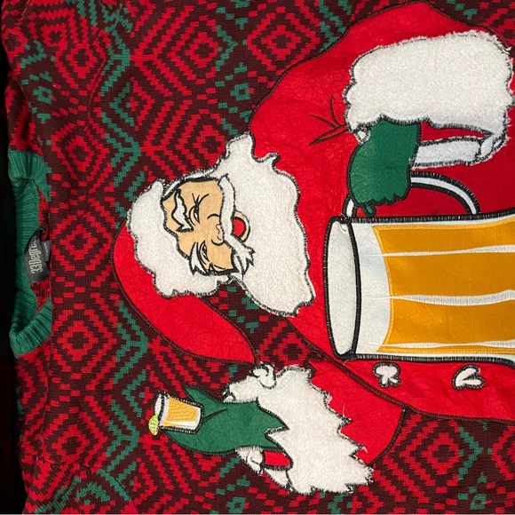 Ugly Christmas Sweater with Santa - Picture 5 of 5